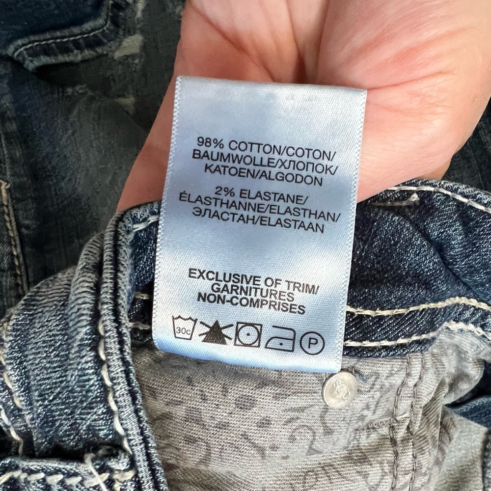 Women’s silver jeans distressed boyfriend 31/25 - Picture 9 of 10